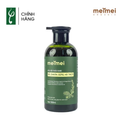Dầu gội thảo dược Mei Mei kiềm dầu sả, chanh, gừng, hà thủ ô 500ml