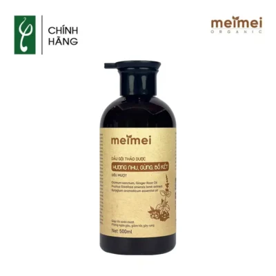 Dầu gội thảo dược Mei Mei siêu mượt hương nhu, gừng, bồ kết 500ml