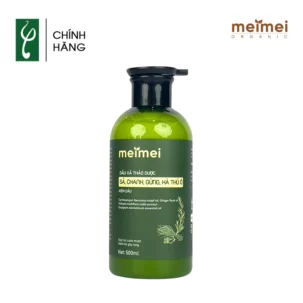 Dầu xả thảo dược Mei Mei kiềm dầu: sả, chanh, gừng, hà thủ ô 500ml