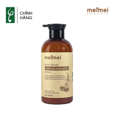 Dầu xả thảo dược Mei Mei siêu mượt hương nhu, gừng, bồ kết 500ml