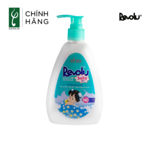 Gel tắm gội trẻ em Revolu Baby Xanh 150ml 3