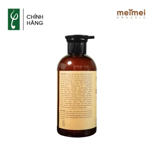 Dầu gội thảo dược Mei Mei siêu mượt: hương nhu, gừng, bồ kết 500ml