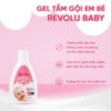 Gel tắm gội Revolu Baby Hồng 150ml 2