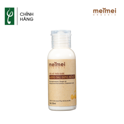 Dầu xả thảo dược Mei Mei siêu mượt: hương nhu, gừng, bồ kết 30ml