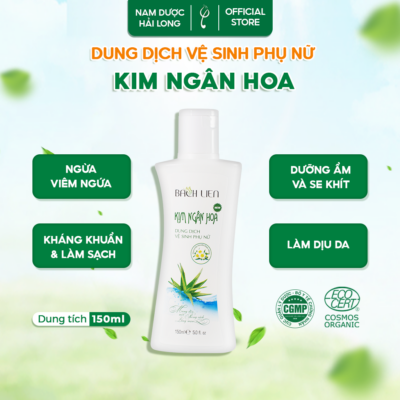 Dung dịch vệ sinh phụ nữ Kim Ngân Hoa kháng khuẩn, ngăn mùi khó chịu 150ml