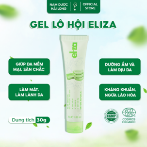Gel lô hội Eliza cung cấp độ ẩm tức giúp làm dịu da, sản phẩm chuyên dùng trong spa 30g