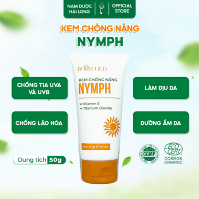 Kem chống nắng Bạch Liên NYMPH 50g