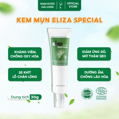 Kem mụn Eliza Special 30g giảm mụn, giảm thâm và làm thông thoáng lỗ chân lông