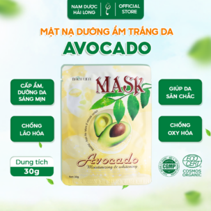 COMBO 10 Mặt nạ dưỡng ẩm trắng da Avocado 30g X 10