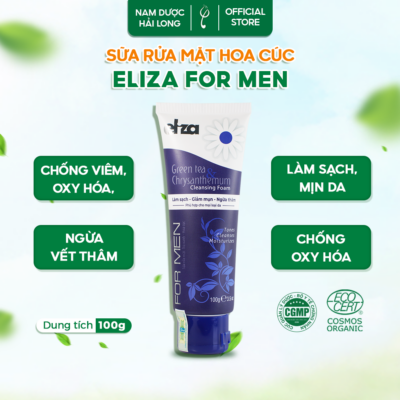 Sữa rửa mặt hoa cúc Eliza for Men 50g giúp sạch mụn và kiểm soát dầu
