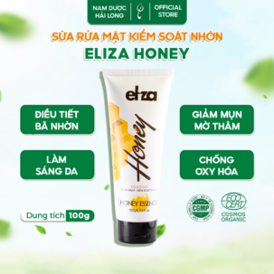 Sữa rửa mặt kiểm soát nhờn Eliza Honey chiết xuất từ mật mong và rễ cây ngưu bàng 100g