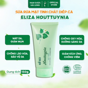 Sữa rửa mặt tinh chất diếp cá Eliza Houttuynia ngừa mụn, trắng da 150g