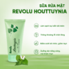 Sữa rửa mặt tinh chất diếp cá Revolu Houttuynia ngừa mụn, trắng da 150g