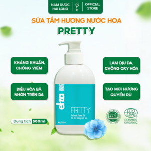 Sữa tắm Pretty hương nước hoa cao cấp dưỡng da sáng mịn, lưu hương cả ngày 500ml