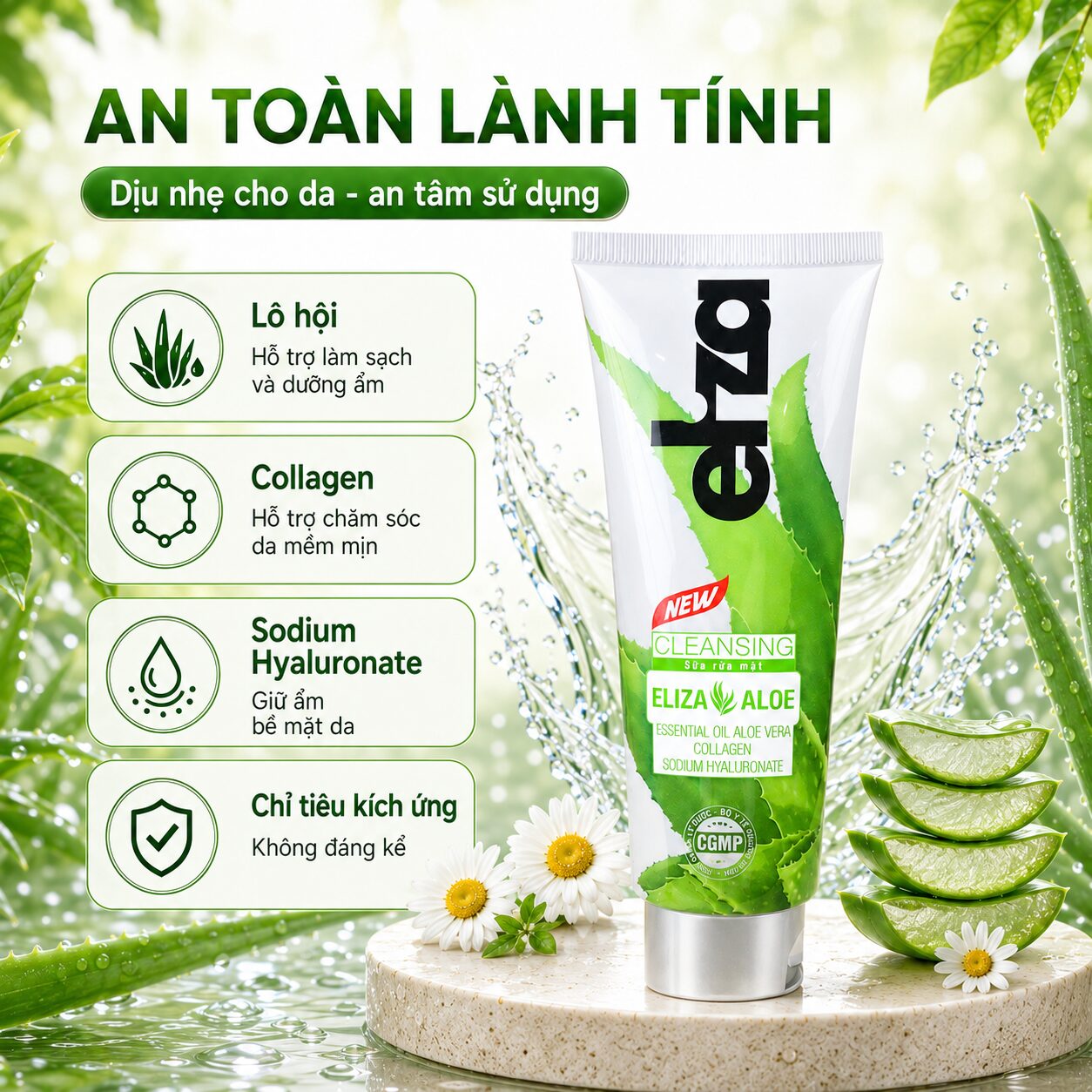 sữa rửa mặt eliza aloe (3)