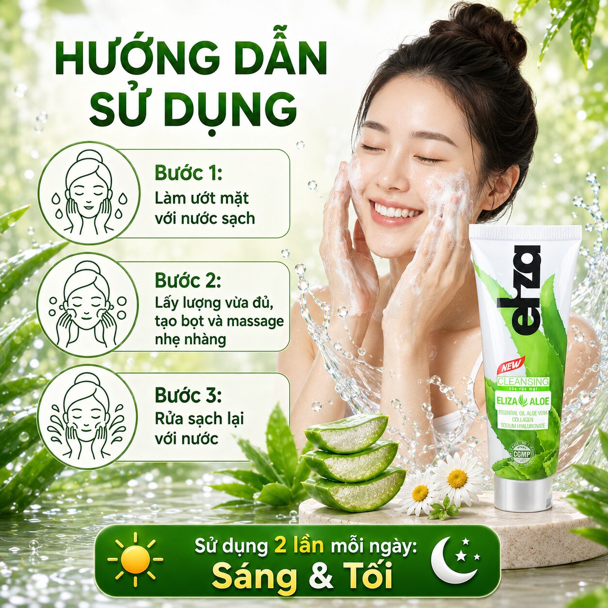 sữa rửa mặt eliza aloe (4)