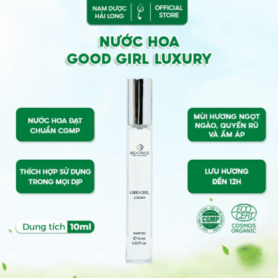 Nước hoa nữ chính hãng Beatrice Parfume Good Girl Luxury 10ml