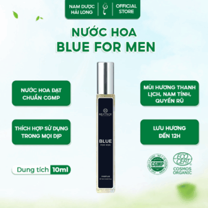 Nước hoa nam chính hãng Beatrice Blue For Men 10ml