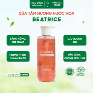 Sữa tắm Beatrice hương nước hoa - Trắng sáng rạng ngời 500ml