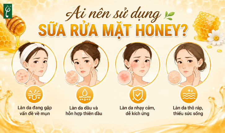 Sữa rửa mặt Honey