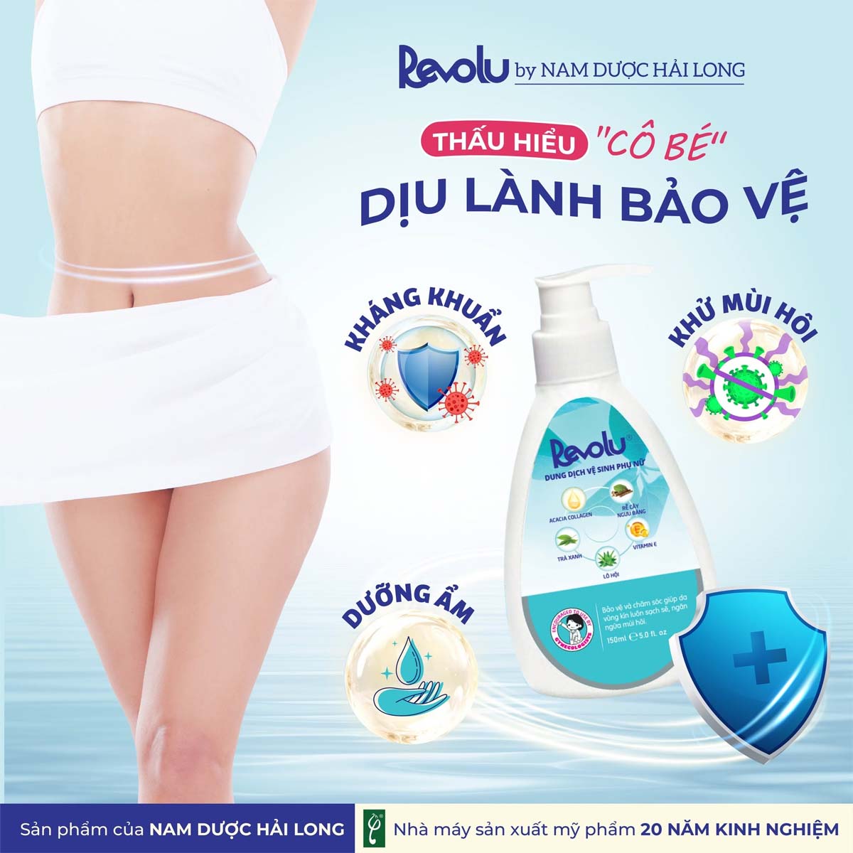 Dung dịch vệ sinh thảo dược Revolu