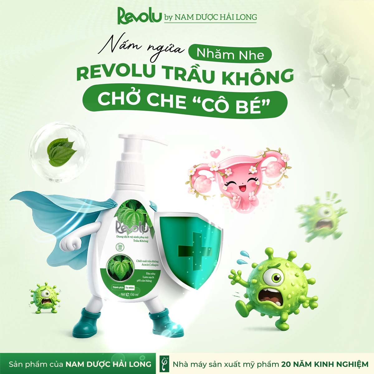 Dung dịch vệ sinh thảo dược Revolu