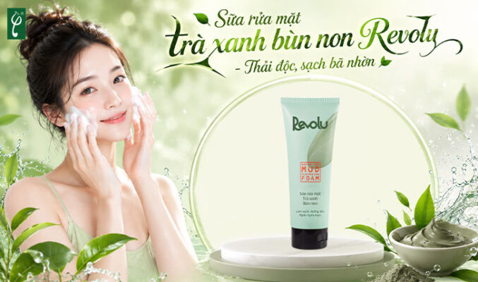 Sữa rửa mặt trà xanh bùn non