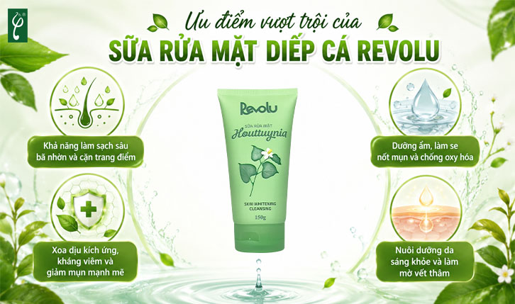 Sữa rửa mặt diếp cá