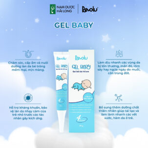 Gel baby Revolu - Kem bôi da dưỡng ẩm cho bé, giảm hăm tã, rôm sảy 20g