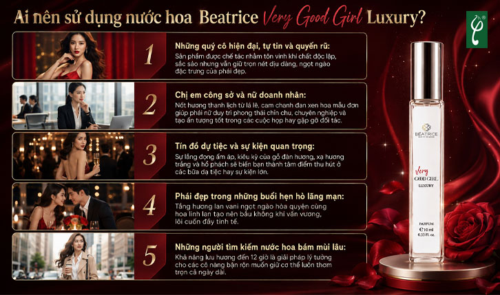 Nước hoa Beatrice Very Good Girl Luxury