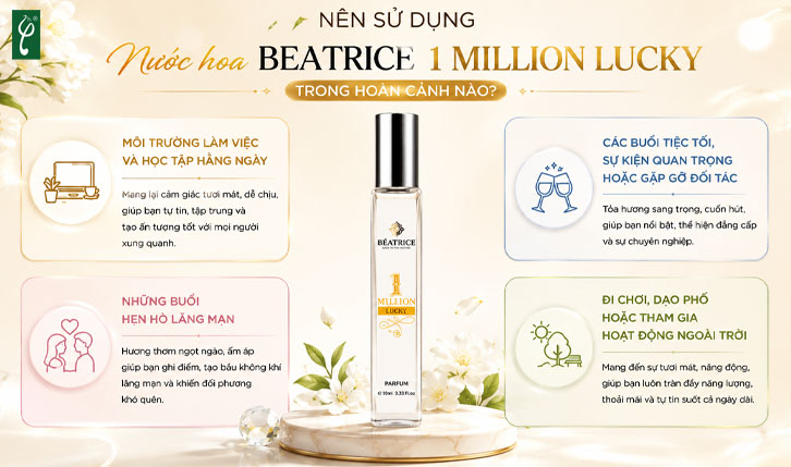 Nước hoa Beatrice 1 Million Lucky