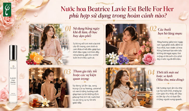 Nước hoa Beatrice Lavie Est Belle For Her