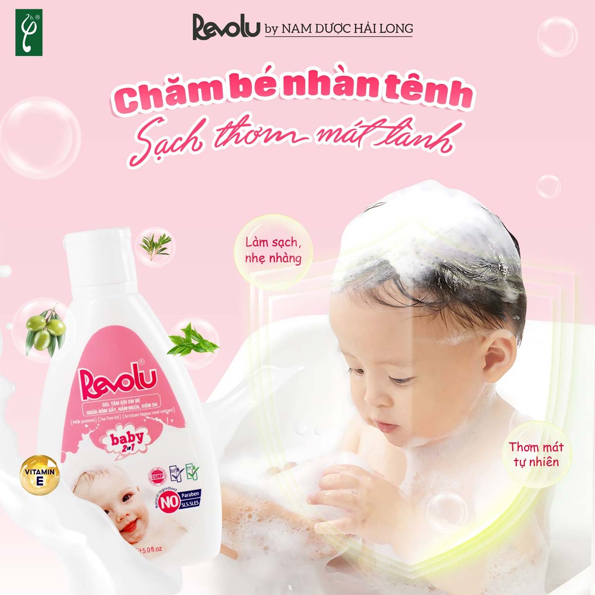gel tắm gội trẻ em