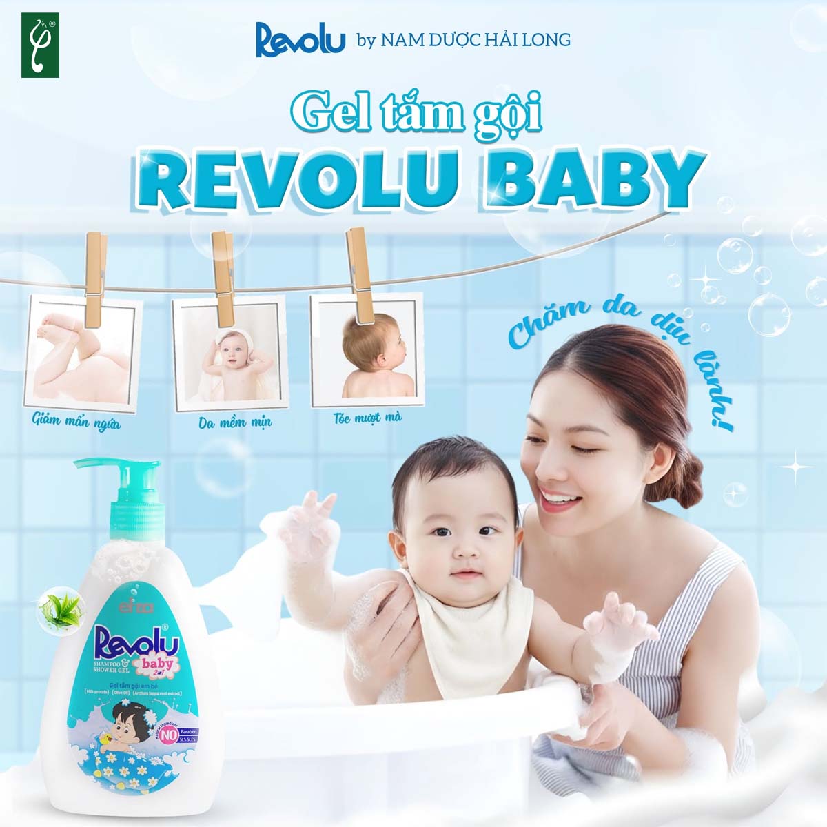 gel tắm gội trẻ em