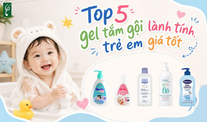gel tắm gội trẻ em