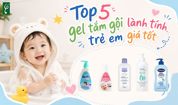 gel tắm gội trẻ em