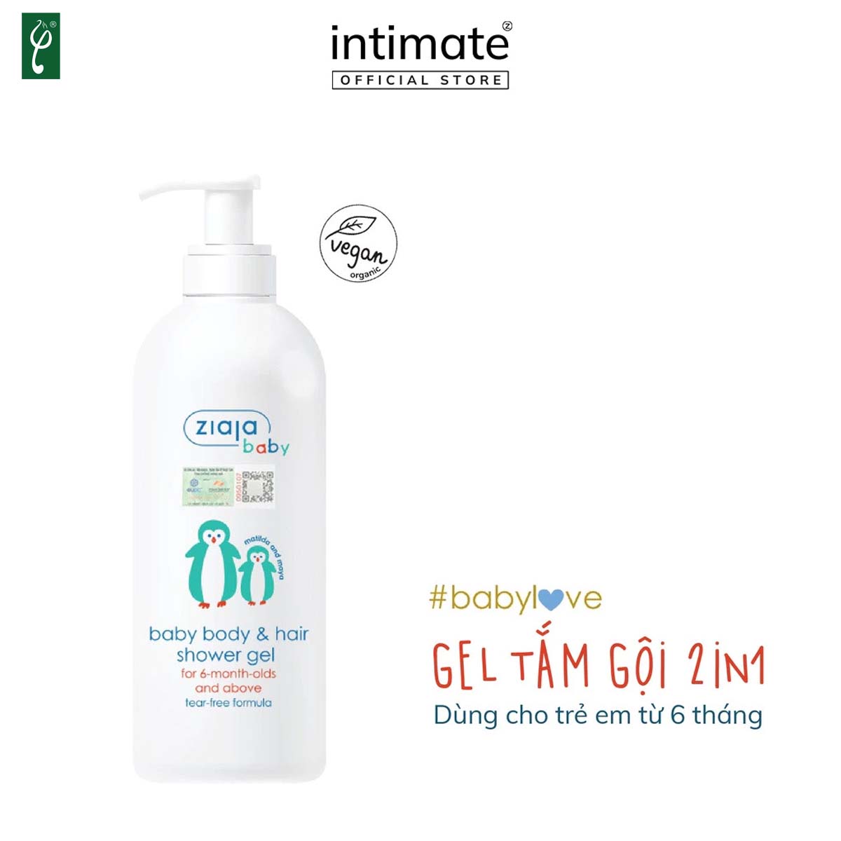 gel tắm gội trẻ em