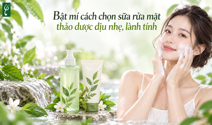sữa rửa mặt thảo dược