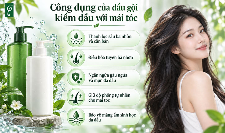 Dầu gội kiềm dầu: