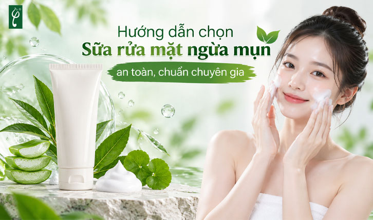 sữa rửa mặt ngừa mụn