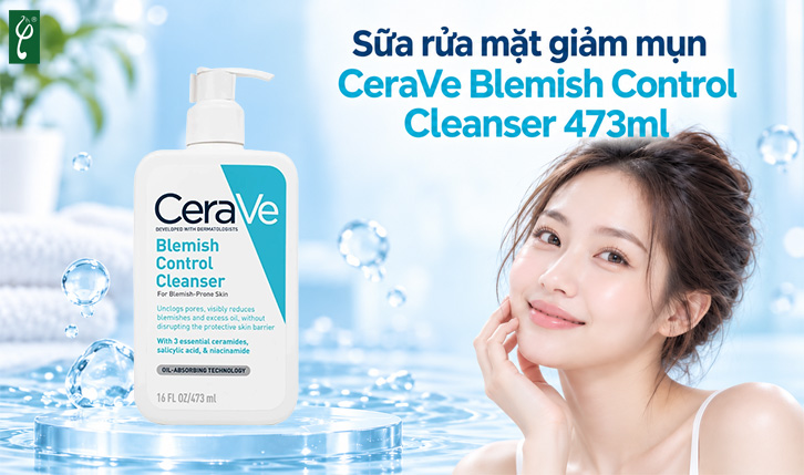 sữa rửa mặt giảm mụn
