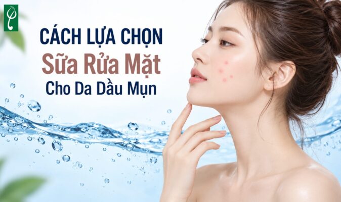 Kinh nghiệm chọn sữa rửa mặt kiểm soát nhờn cho da dầu mụn