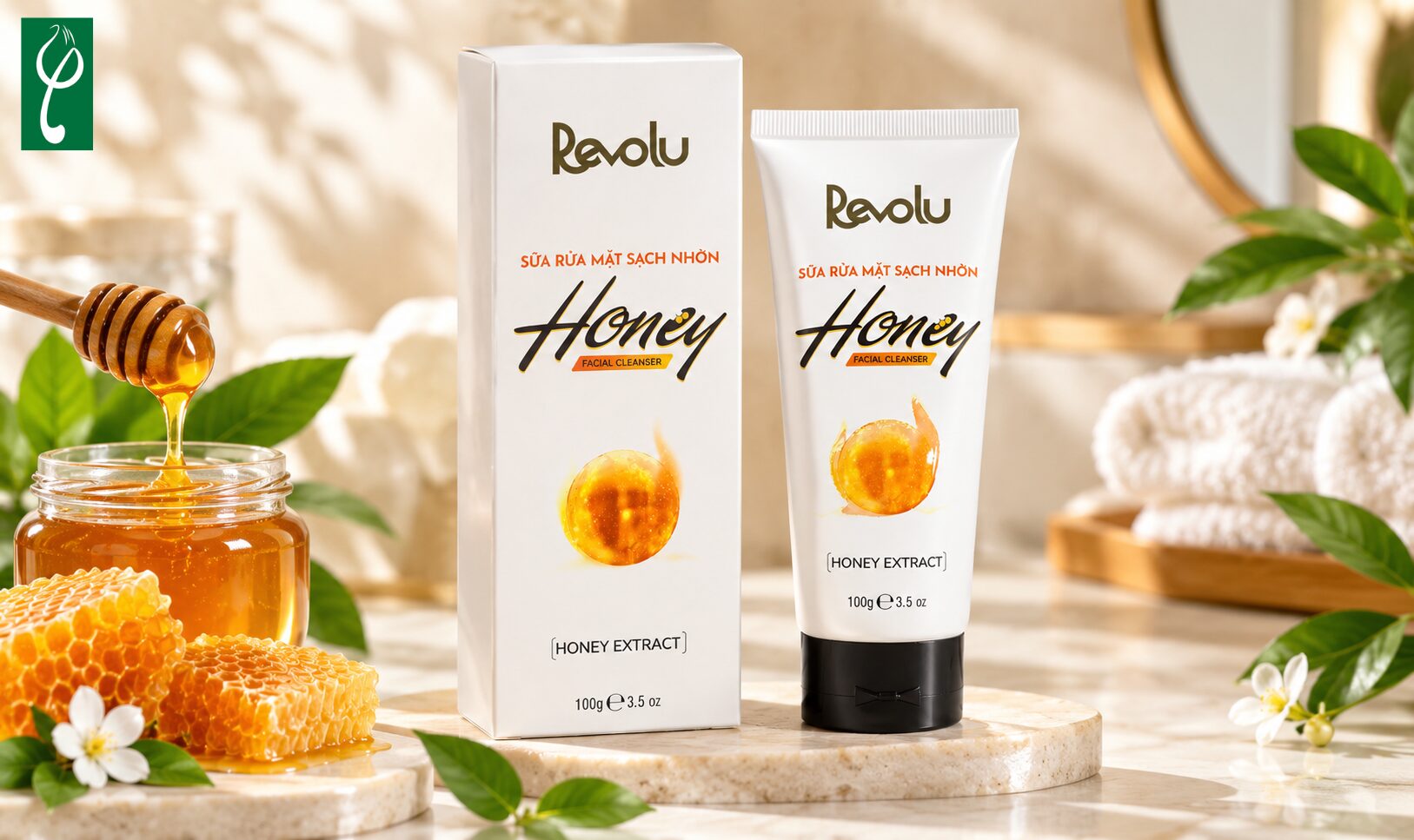Sữa rửa mặt kiềm nhờn, ngừa mụn mật ong Honey