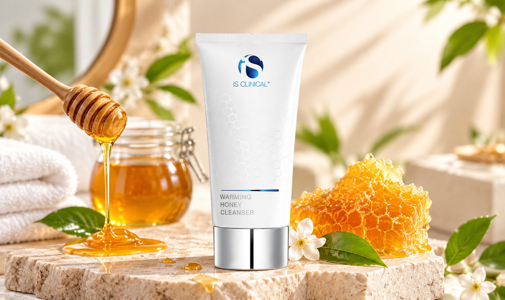 Sữa rửa mặt mật ong iS Clinical Warming Honey Cleanser
