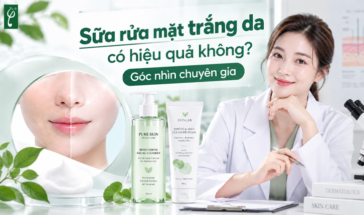 Sữa rửa mặt trắng da