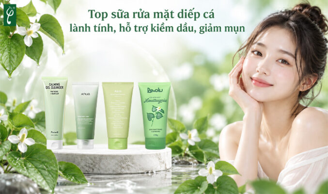 sữa rửa mặt diếp cá