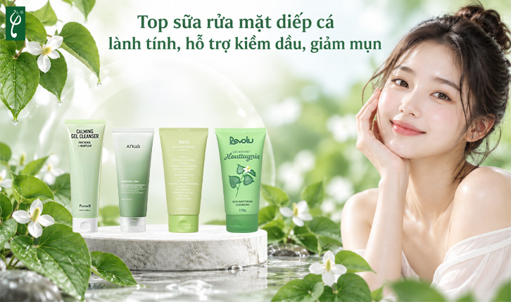 sữa rửa mặt diếp cá