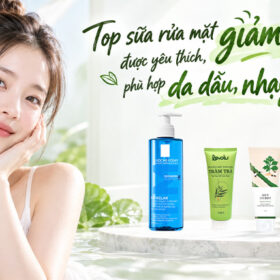 sữa rửa mặt giảm mụn