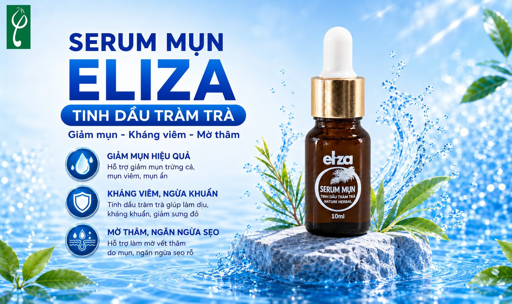 Công dụng chi tiết của serum mụn Eliza