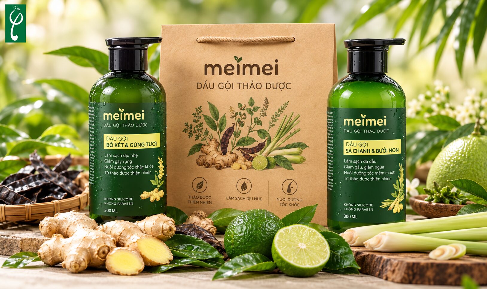 Dầu gội Mei Mei siêu mượt